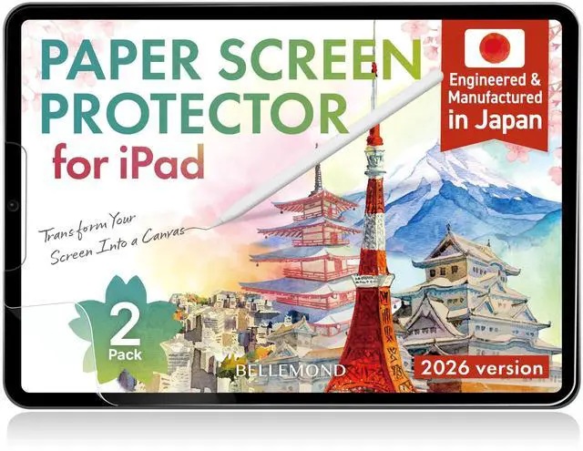 Main image of Paper Screen Protector for iPad Mini 7 (A17 Pro) & Mini 6, 2 Pack