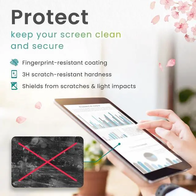Alt view image 5 of 7 - Paper Screen Protector for iPad Mini 7 (A17 Pro) & Mini 6, 2 Pack