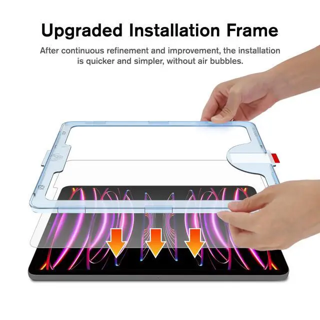Alt view image 4 of 7 - Paperfeel Glass Screen Protector for iPad Pro 11 (1st-4th) & Air 5/4th