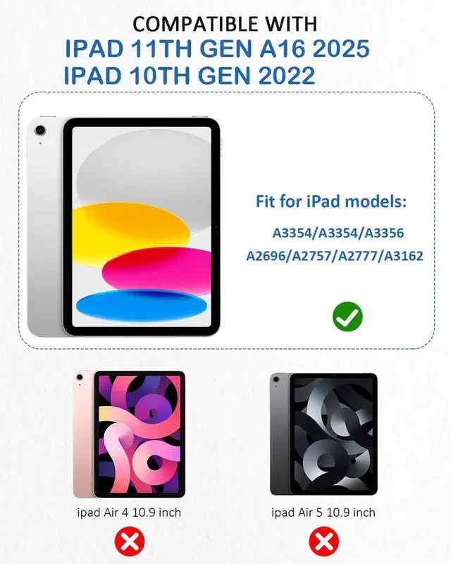 Alt view image 2 of 7 - Paper Screen Protector for iPad A16 11th 2025 & 10th Generation 10.9"