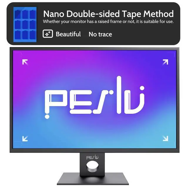 Alt view image 5 of 7 - Privacy Screen Adhesive Strips and Slide Mount Tabs for Laptop Computer Monitor, Privacy Screen Slide Mount Tabs *2, Privacy Screen Adhesive Strips *2, 1pcs Microfiber Cloth, 2pcs Screen Cleaning Kit