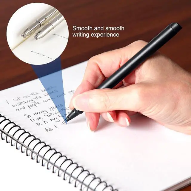 Alt view image 5 of 5 - 20 Pack Ink Pen Refills for Parker, Ballpoint Pen Refills, 3.9" Medium 1.0 mm Tip, Smooth Quick-Drying Ink for Click Pens,20 Black Replacement Refills for Long-Lasting Writing