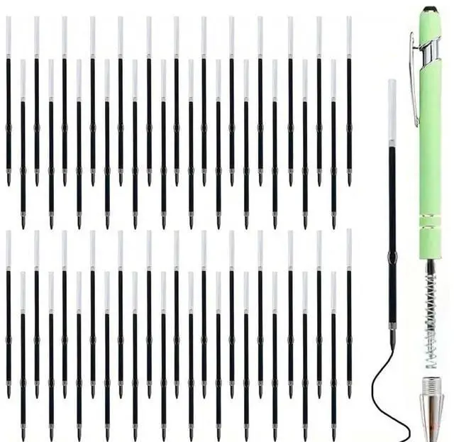 Main image of 50 pcs 2-in-1 Retractable Ballpoint Pen Refill - Touch Screen Stylus Pen Refills - 3.85inch/9.8cm Pen Refills