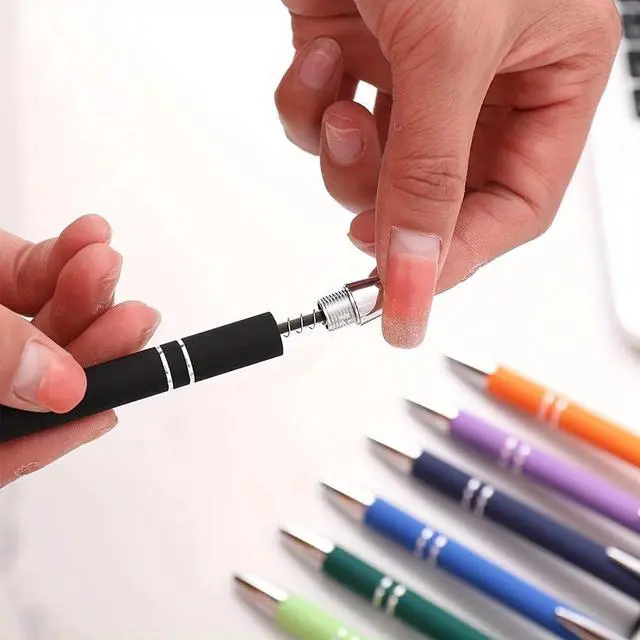 Alt view image 5 of 7 - 50 pcs 2-in-1 Retractable Ballpoint Pen Refill - Touch Screen Stylus Pen Refills - 3.85inch/9.8cm Pen Refills