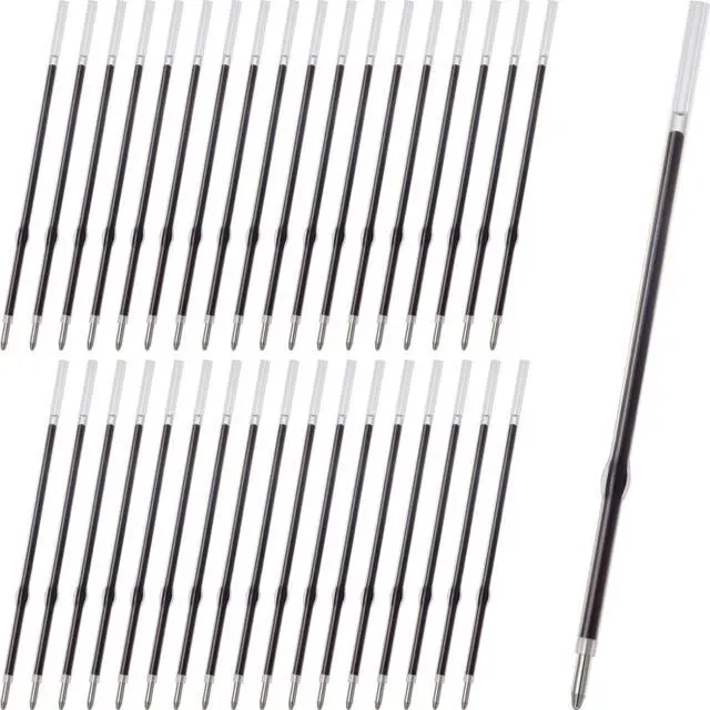 Main image of 36pcs Ballpoint Pen Refills Black Ink Medium Point 1.0mm Tip Smooth Writing Pen Refill (36 Black)