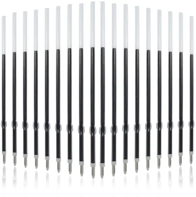 Main image of Ballpoint Ink Refills, Black, 20 Pcs, 0.7mm Medium Tip