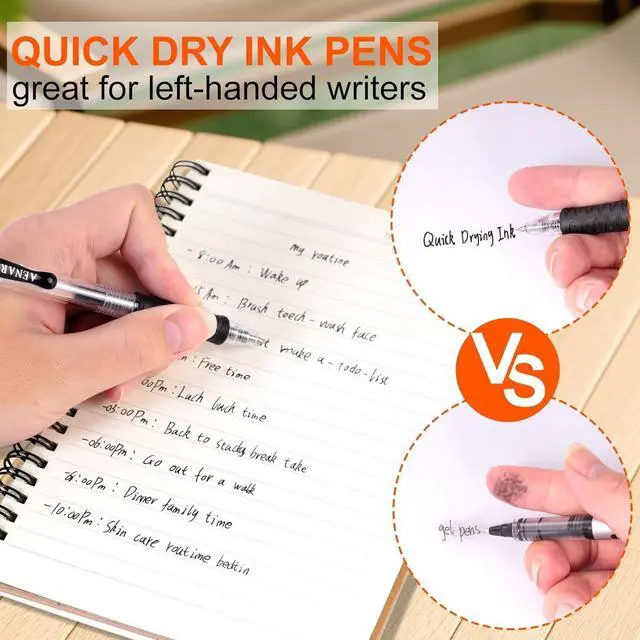 Alt view image 2 of 7 - 20 Pcs Gel Ink Refills Compatible with Pilot G2 Pens 0.7 Refills Black, Medium Point Ink Pen Refills for Click Pens