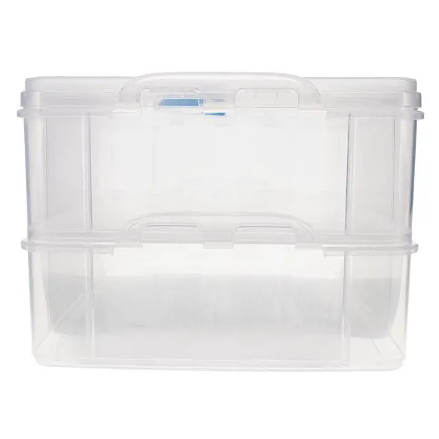 Alt view image 4 of 5 - Snap 'N Stack Portable Storage Bin for Tools and Craft Storage