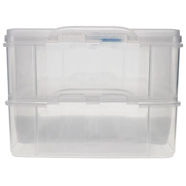 Alt view image 5 of 5 - Snap 'N Stack Portable Storage Bin for Tools and Craft Storage