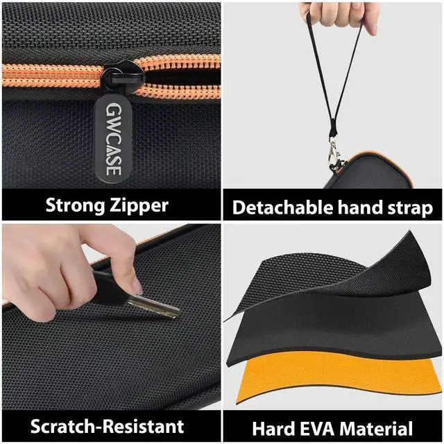 Alt view image 7 of 7 - Removable Foam Insert Case for 3Doodler Start+ Essentials 3D PenBlack