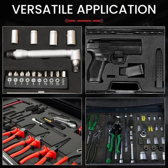 Alt view image 5 of 6 - 6 Pack Gun Case Foam - 16x12x2 Inch Pick and Pluck Foam Inserts for Cases