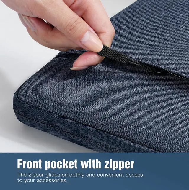 Alt view image 3 of 7 - 9-11" Tablet Sleeve Bag, Dusty Blue