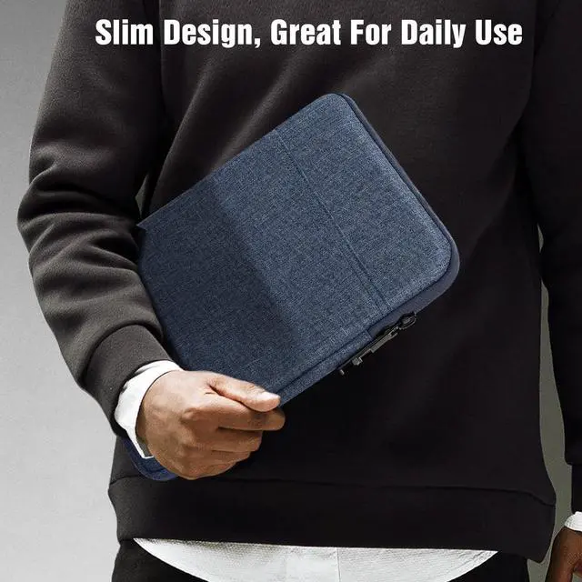 Alt view image 6 of 7 - 9-11" Tablet Sleeve Bag, Dusty Blue