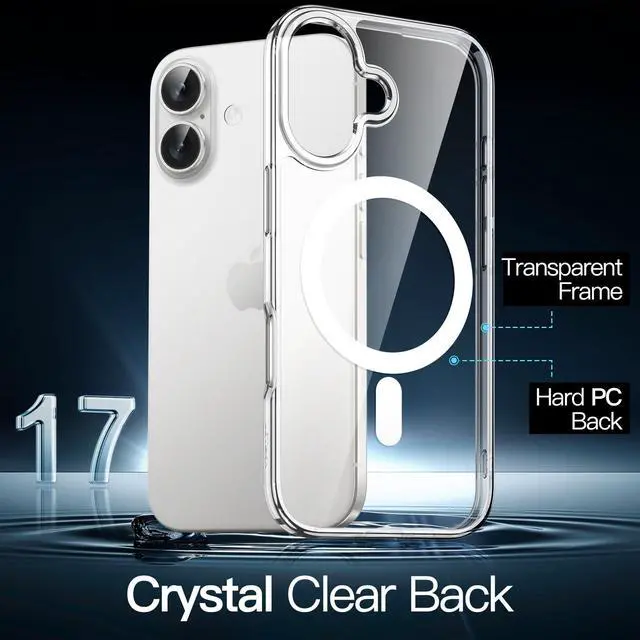 Alt view image 3 of 6 - Magnetic Case for iPhone 17, Clear