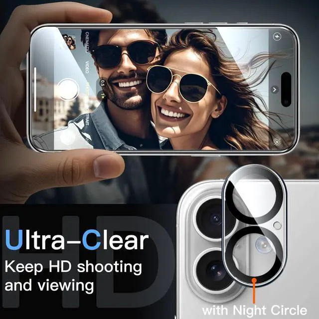 Alt view image 6 of 7 - 5 in 1 Case for iPhone 17, Anti-Yellowing, Clear