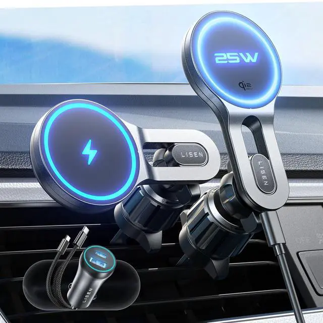 Main image of for Qi2.2 25W MagSafe Car Mount Charge,Car Vent Magnetic Car Charger