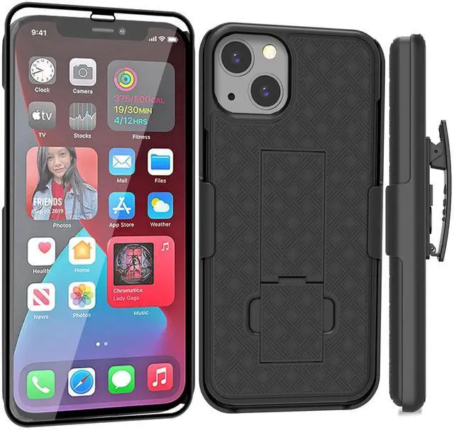 Main image of for Case Belt Clip, Holster Screen Protector-Black