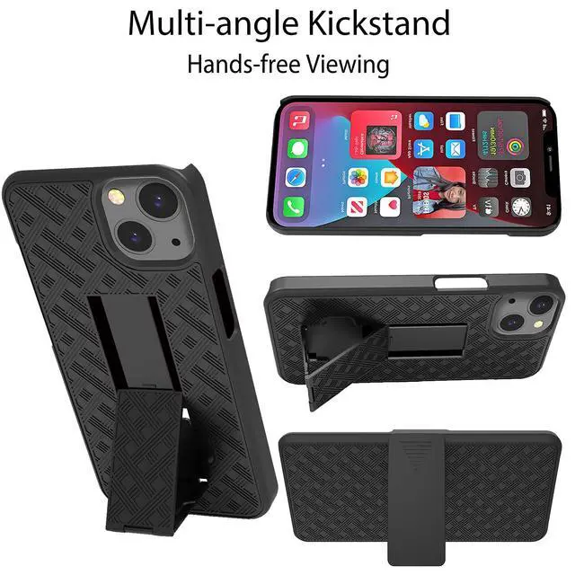 Alt view image 4 of 7 - for Case Belt Clip, Holster Screen Protector-Black