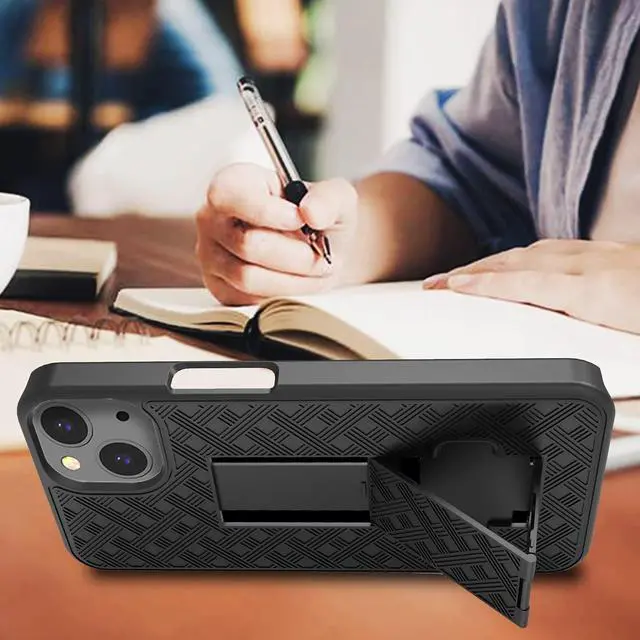 Alt view image 7 of 7 - for Case Belt Clip, Holster Screen Protector-Black