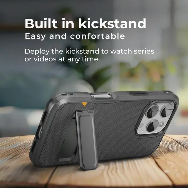 Alt view image 6 of 7 - for Belt Clip and Stand, Magnetic | 6.9"