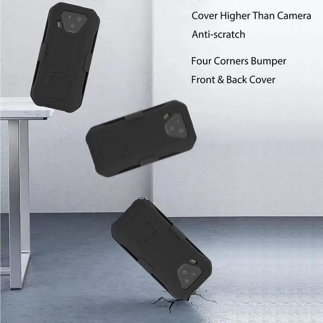 Alt view image 6 of 7 - for Kyocera DuraForce Ultra 5G UW E7110 Case Screen Protector-Black