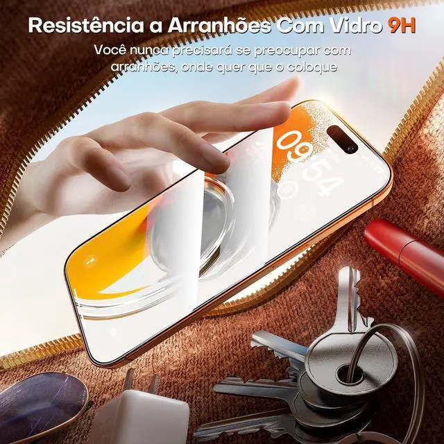 Alt view image 4 of 7 - for iPhone 17 Pro Max Screen Protector, Clear