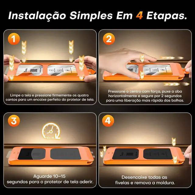 Alt view image 6 of 7 - for iPhone 17 Pro Max Screen Protector, Clear