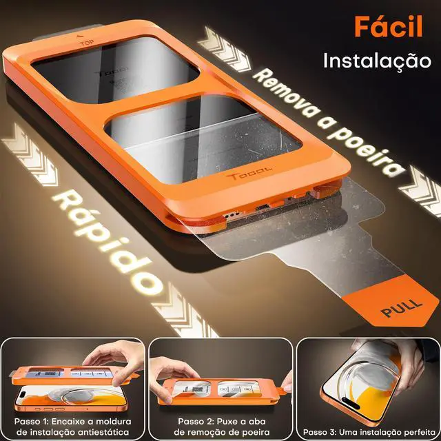Alt view image 7 of 7 - for iPhone 17 Pro Max Screen Protector, Clear