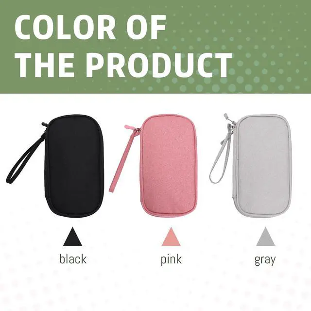 Alt view image 7 of 7 - Electronic Organizer Double Layer, Water Resistant Cable Organizer Bag for Travel Essentials, Cord, Charger, Phone, Earphone, Large Size,Accessories Travel Essentials (Grey, Single-Layer)