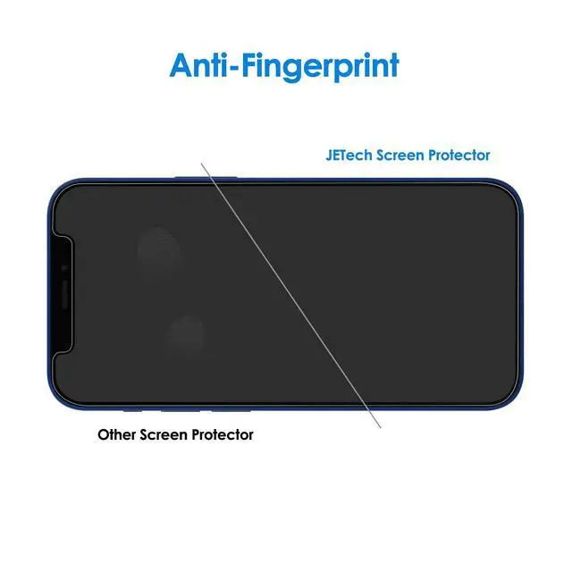 Alt view image 7 of 7 - Privacy Screen Protector for iPhone 12 mini, 2-Pack