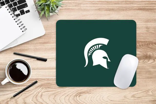 Alt view image 2 of 6 - Mouse Pad, Fabric, University of Michigan Standard/Mascot Repeat