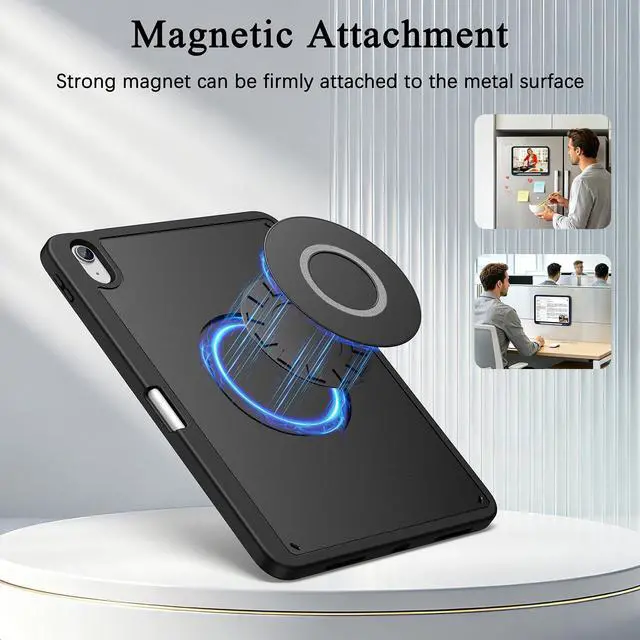 Alt view image 4 of 7 - Magnetic Case for iPad A16 11th/10th Generation 11" 2025/10.9" 2022