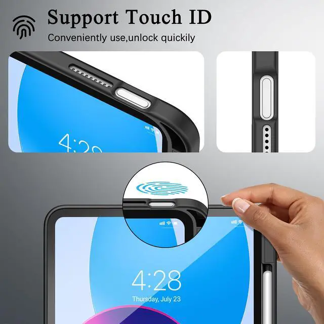 Alt view image 6 of 7 - Magnetic Case for iPad A16 11th/10th Generation 11" 2025/10.9" 2022