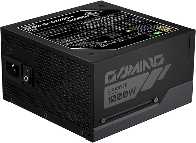 Alt view image 7 of 7 - GIGABYTE Gaming 1000GM PG5 ATX 3.1 & PCIe 5.1 Ready Fully Modular 1000W Power Supply - 80 Plus Gold & Cybenetics Platinum Certified, Dual Color 12V-2x6 Cable, T-Guard, 10 Year Warranty - Black