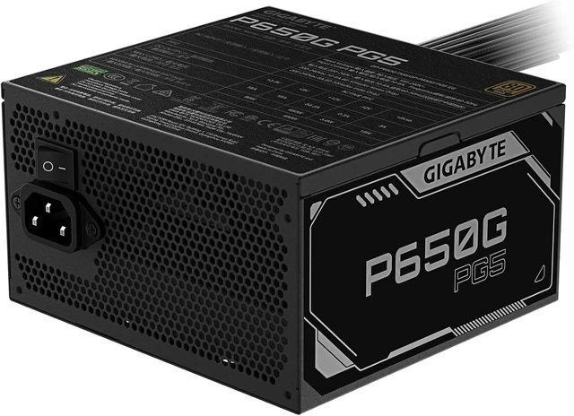 Alt view image 6 of 6 - GIGABYTE P650G PG5 - ATX 3.1 & PCIe 5.1 Ready - 650W 80 Plus Gold Certified Power Supply
