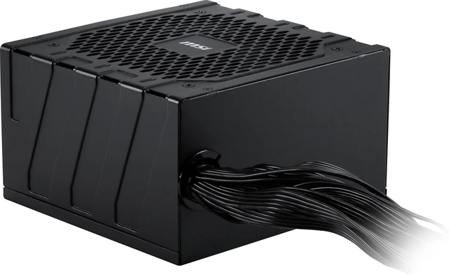 Alt view image 2 of 6 - MSI MAG GN85A Gaming Power Supply - 80 Plus Gold - ATX 3.1 & PCIe 5.1 Ready - 850W - Non-Modular - Active PFC - Low Noise ATX PSU