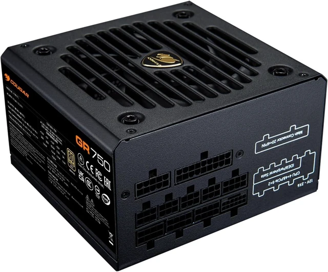 Main image of COUGAR GR750W 750W Power Supply - 80 Plus Gold, ATX 3.1 & PCIe 5.1 Ready