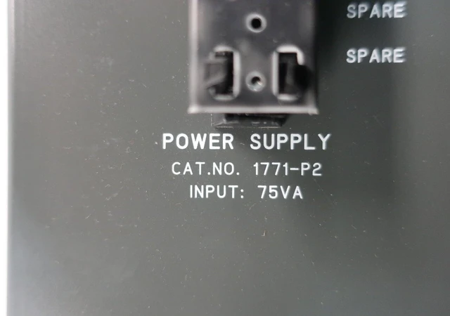 Alt view image 6 of 7 - Allen-Bradley 1771-P2 Power Supply 6.5 AMP 5.2VDC 120/220VAC Serie - 1771-P2-B