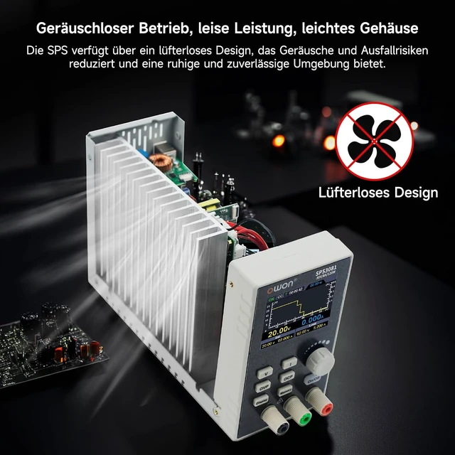 Alt view image 4 of 7 - OWON Lab Power Supply, 0-30V 0-8A Adjustable Switching DC Regulated Bench Power Supply with High OutPut Power 120W,Supports Computer Programming OutputVoltage/Current Curve Monitoring Function SPS3081