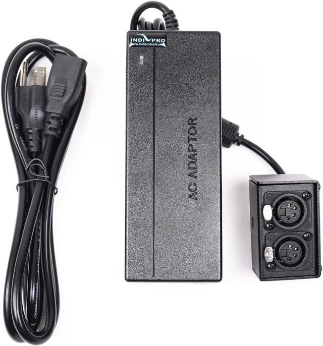Alt view image 2 of 4 - IndiPRO 15V, 10A AC Power Supply with Dual 4-Pin Female XLR Outputs