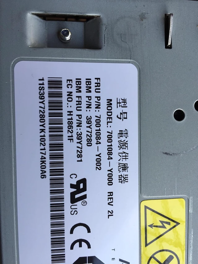 Alt view image 2 of 6 - IBM 39Y7280 430W Hot Swap Redundant Power Supply for xSeries X3200