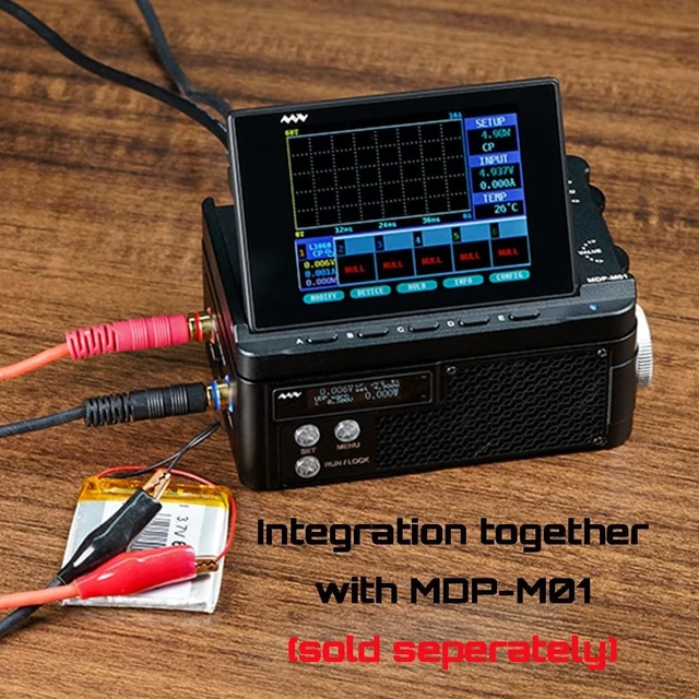 Alt view image 5 of 5 - MINIWARE MDP-L1060 Programmable DC Electronic Load, 60V/10A/100W Input, 4 Modes (CC/CV/CR/CP), 650mAh Battery, CNC Aluminum Alloy Frame, USB Type-C, AC/DC Power Supply