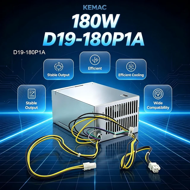 Alt view image 7 of 7 - L70042-002 L70042-004 Original New for H P 280 Pro G3 MT 180W Power Supply D19-180P1A PCK017