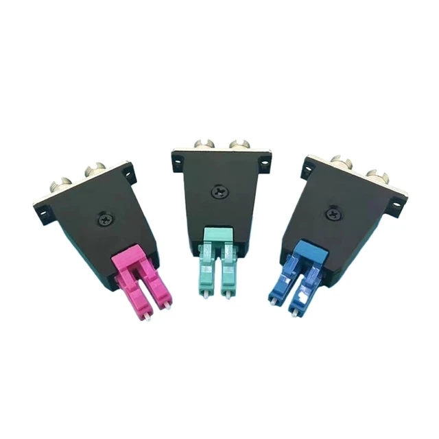 Alt view image 3 of 6 - LC FC SC ST Adapter 2pcs Single Mode Male to Female Optical Fiber Coupler Flange Interface Converter(LC UPC-FC UPC SM)