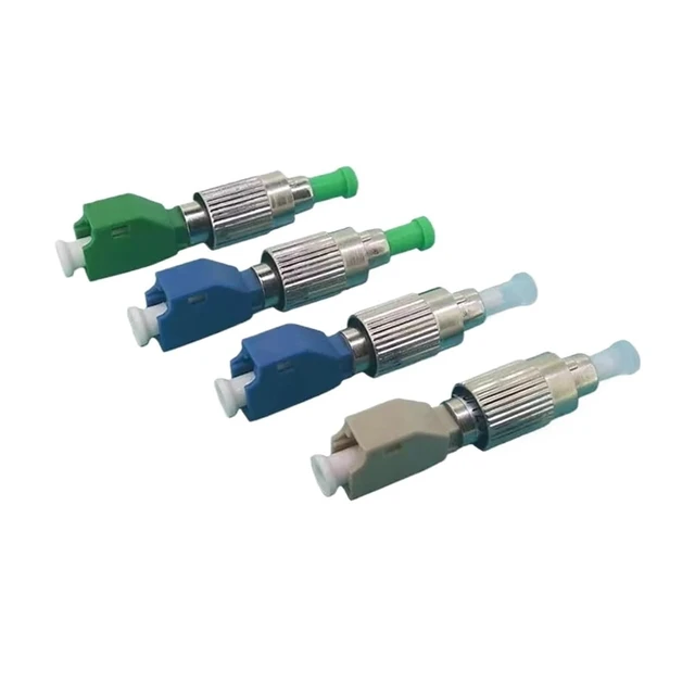 Alt view image 6 of 6 - LC FC SC ST Adapter 2pcs Single Mode Male to Female Optical Fiber Coupler Flange Interface Converter(LC UPC-FC UPC SM)