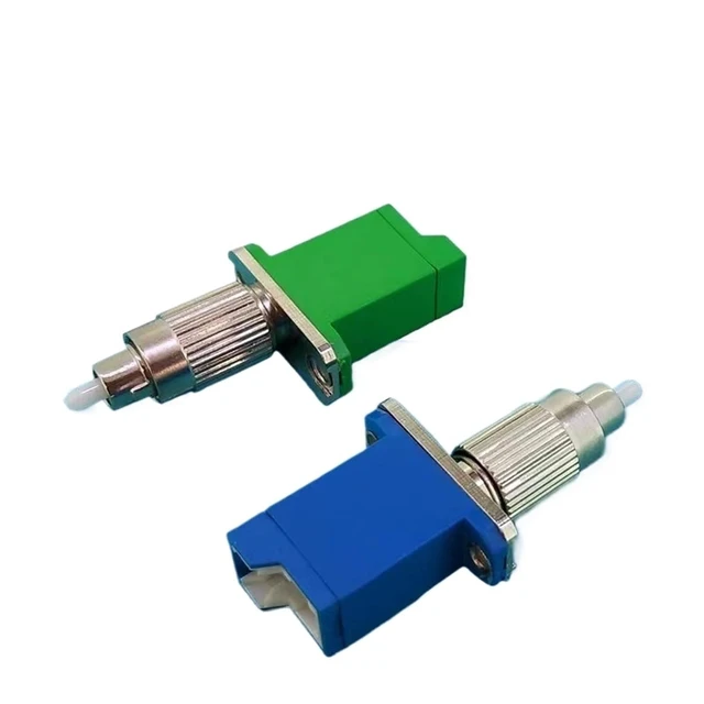Alt view image 4 of 6 - LC FC SC ST Adapter 2pcs Single Mode Male to Female Optical Fiber Coupler Flange Interface Converter(LC UPC-FC UPC SM)
