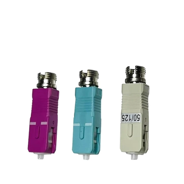Alt view image 4 of 6 - FC-SC Adapter Female Male 2pcs FC to SC Fiber Optic Connector SM MM ftth Coupler Light Source Interface Converter Customization(SC A M-FC UPC F)