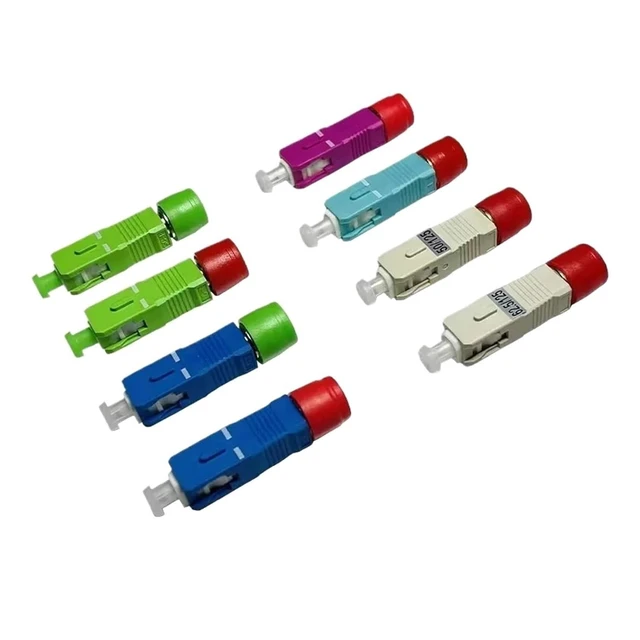 Alt view image 6 of 6 - FC-SC Adapter Female Male 2pcs FC to SC Fiber Optic Connector SM MM ftth Coupler Light Source Interface Converter Customization(SC A M-FC UPC F)