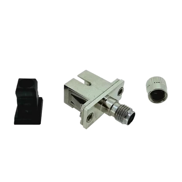 Main image of SMA Optical Fiber Adapter 3pcs Coupler Flange SMA-FC SMA-SC SMA-ST Fiber Optic Connector(SMA-SC)