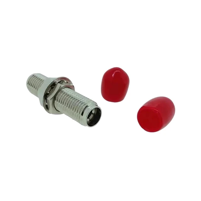 Alt view image 7 of 7 - SMA Optical Fiber Adapter 3pcs Coupler Flange SMA-FC SMA-SC SMA-ST Fiber Optic Connector(SMA-SC)